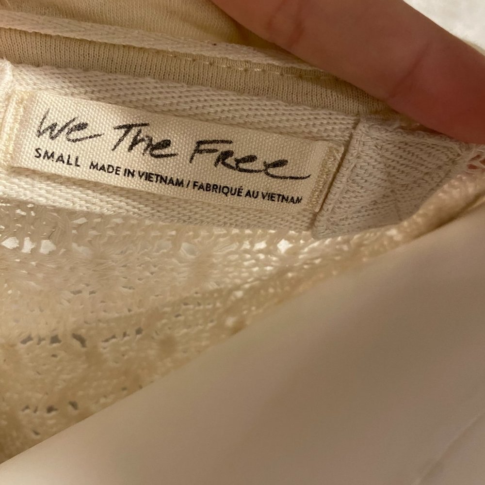 Free people cream knit sweater - Picture 4 of 4